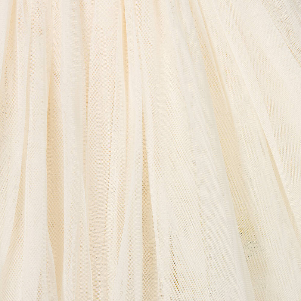 Rock Your Baby-Girls Yellow Cotton & Tulle Rose Dress | Childrensalon Outlet