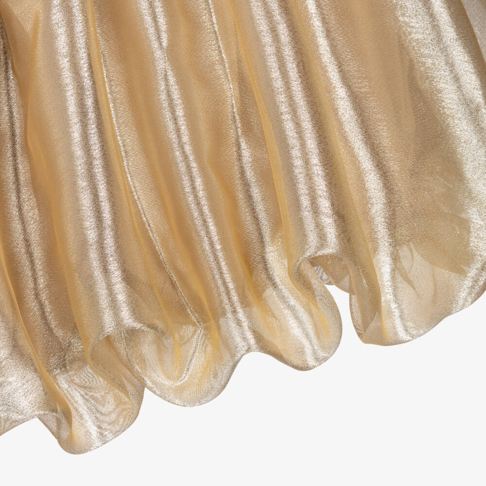 Rock Your Baby-Gold Bow Dress | Childrensalon Outlet