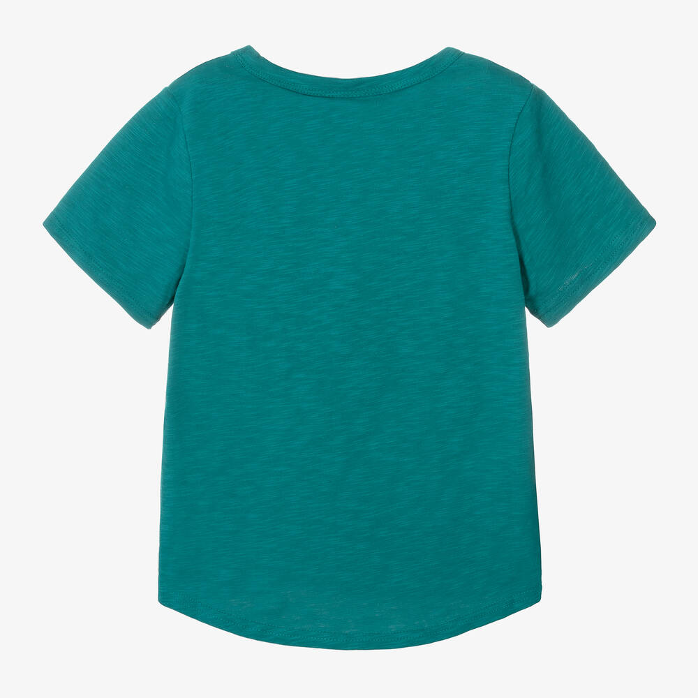 Rock Your Baby-Зеленая хлопковая футболка Lost In Paradise | Childrensalon Outlet