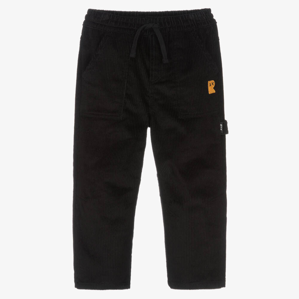 Rock Your Baby-Grey Cord Relaxed Trousers | Childrensalon Outlet