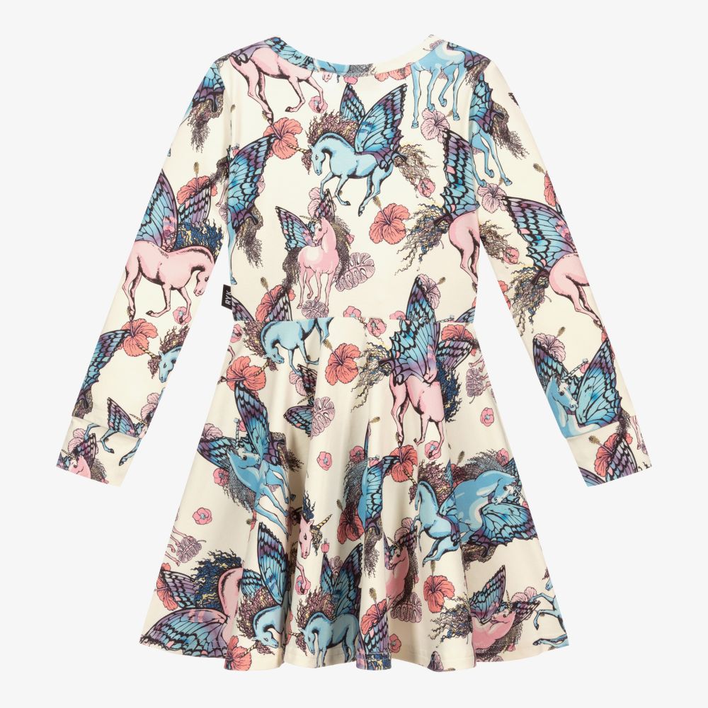 Rock Your Baby-Ivory Cotton Alicorn Dress | Childrensalon Outlet