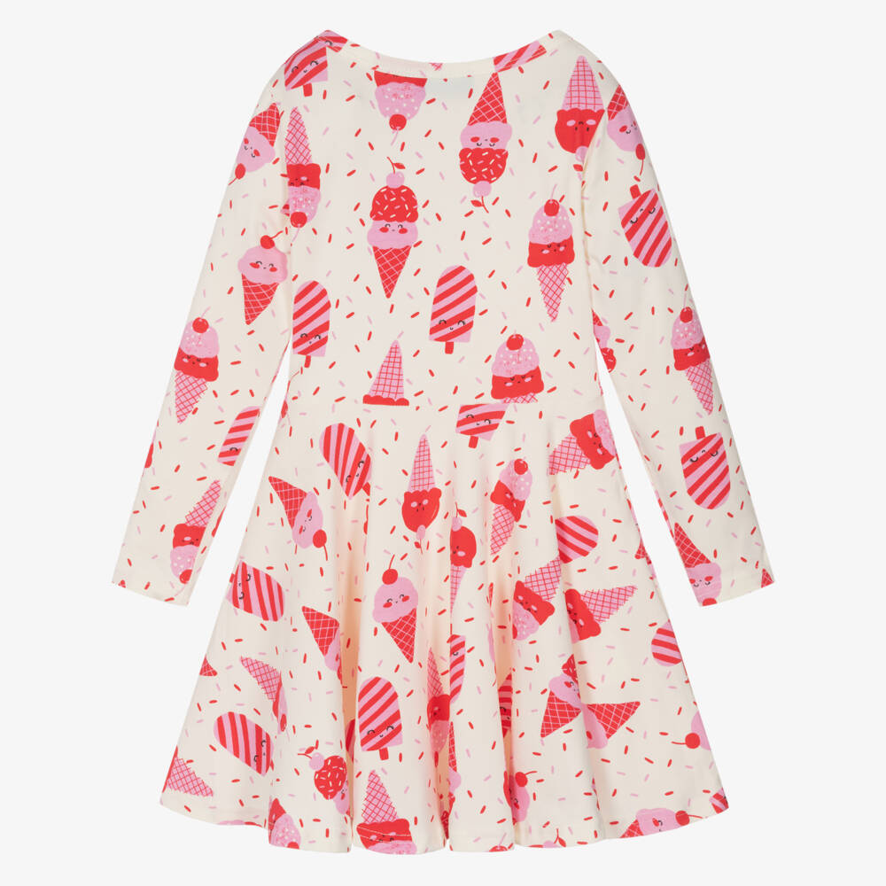 Rock Your Baby-Ivory Ice Cream Print Dress | Childrensalon Outlet