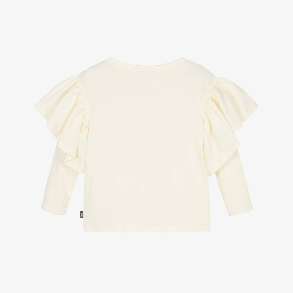 Rock Your Baby-Ivory Unicron Printed Ls T-shirt | Childrensalon Outlet