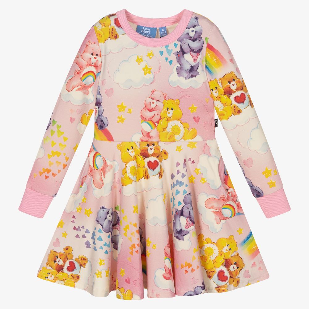 Rock Your Baby-Pink Care Bears Skater Dress | Childrensalon Outlet