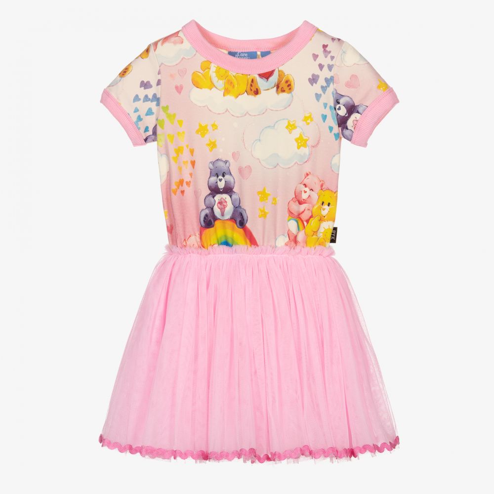Rock Your Baby-Pink Care Bears Tulle Dress | Childrensalon Outlet