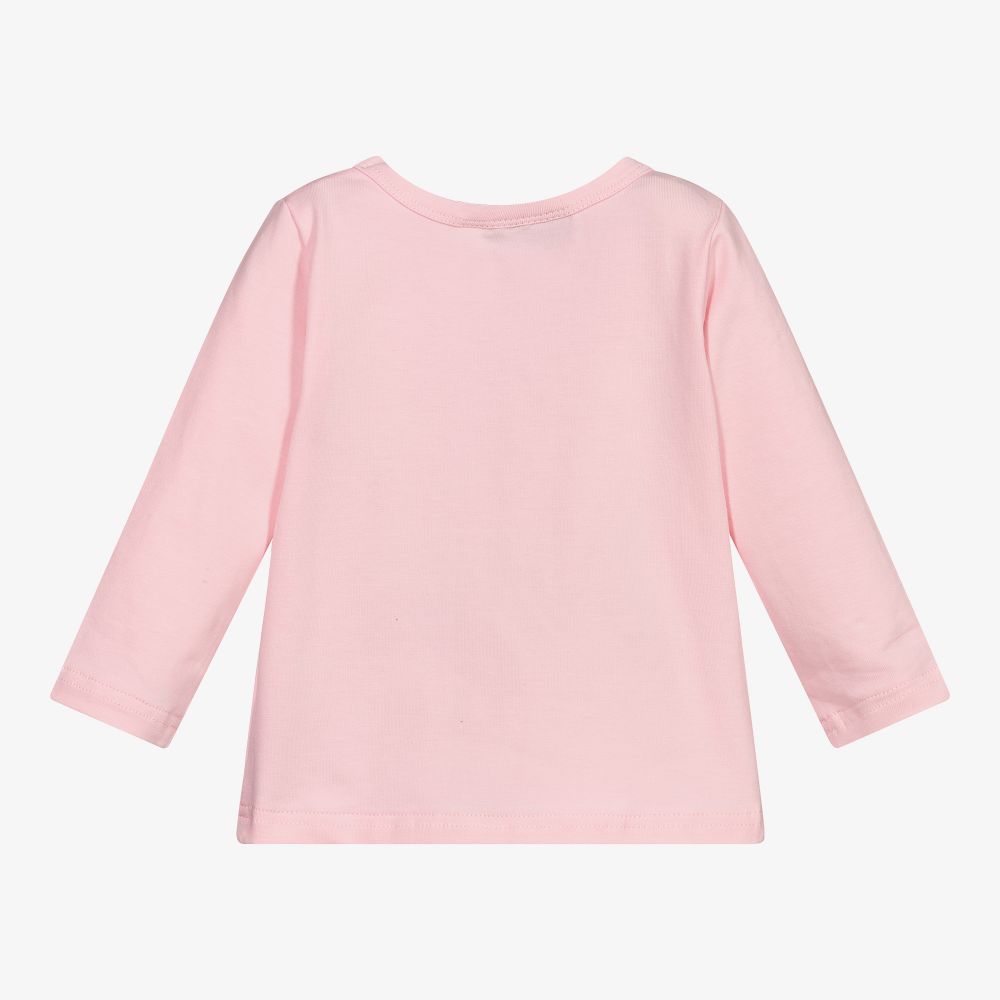 Rock Your Baby-Розовый топ с принтом Cosmic Kitten для малышей | Childrensalon Outlet