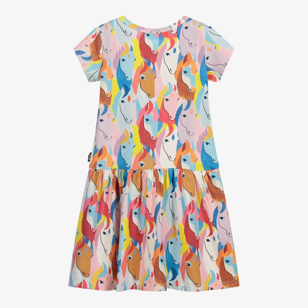 Rock Your Baby-Pink Cotton Horse Dress | Childrensalon Outlet