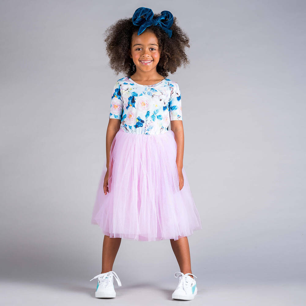 Rock Your Baby-Pink Floral Unicorn Dress | Childrensalon Outlet