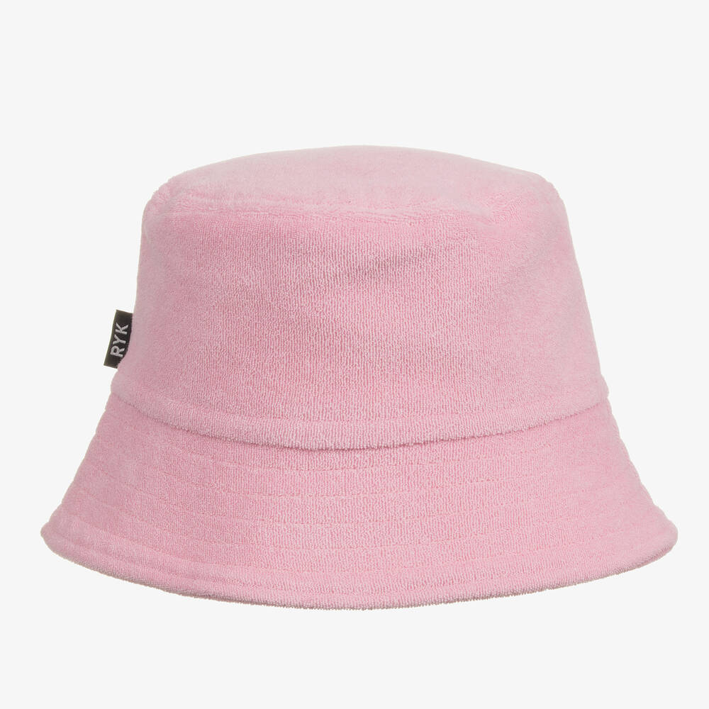 Rock Your Baby Pink Towelling Bucket Hat