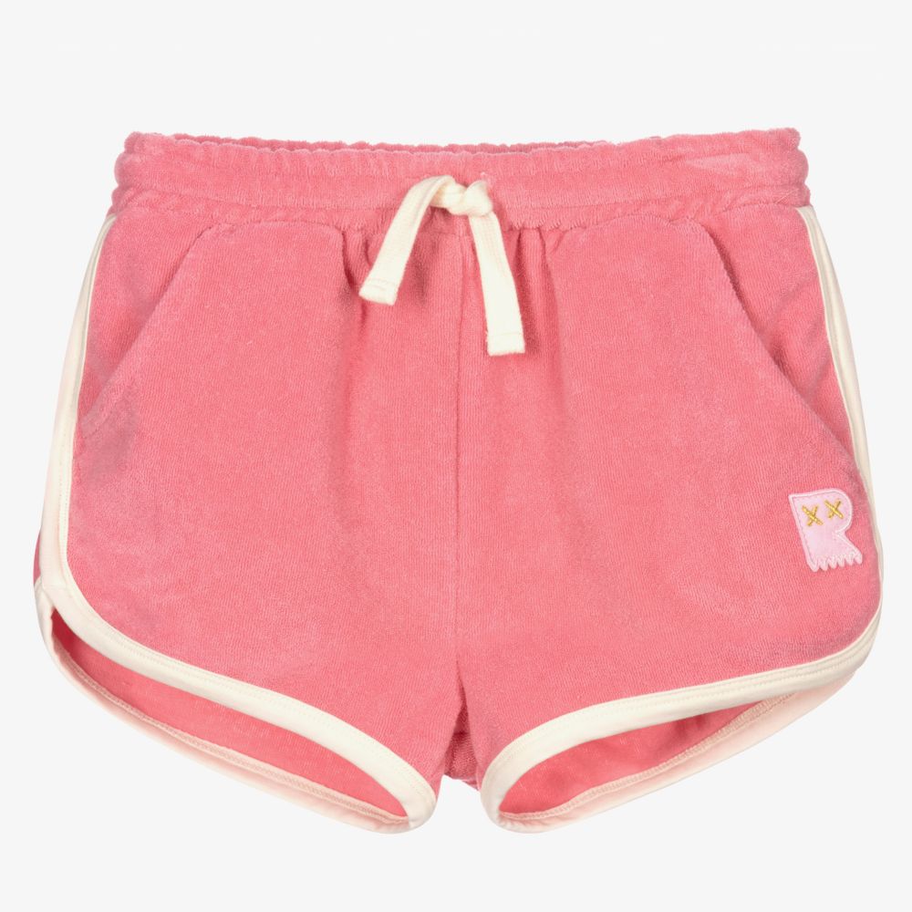 Rock Your Baby - Short rose en tissu éponge  | Childrensalon