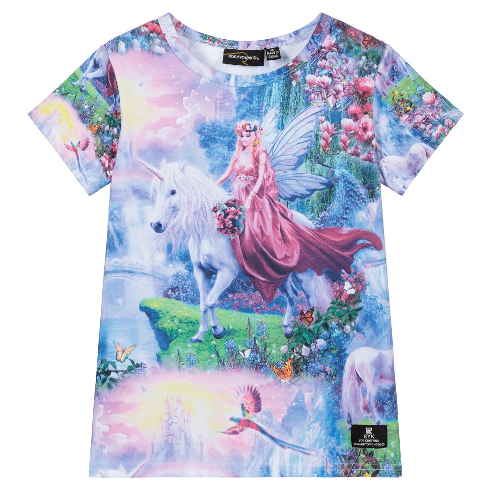 Rock Your Baby - Purple Cotton Fairy T-Shirt | Childrensalon