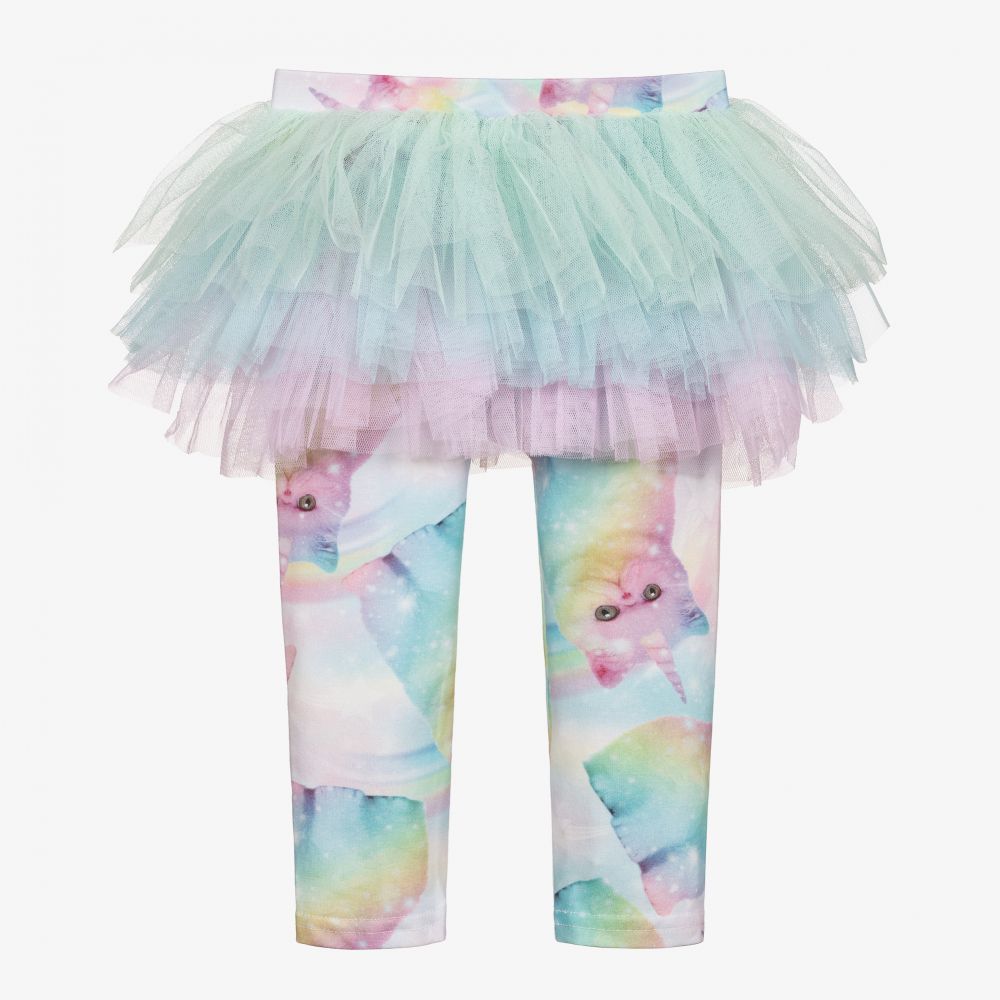Rock Your Baby - Легинсы радужной расцветки с юбкой-пачкой для малышей | Childrensalon