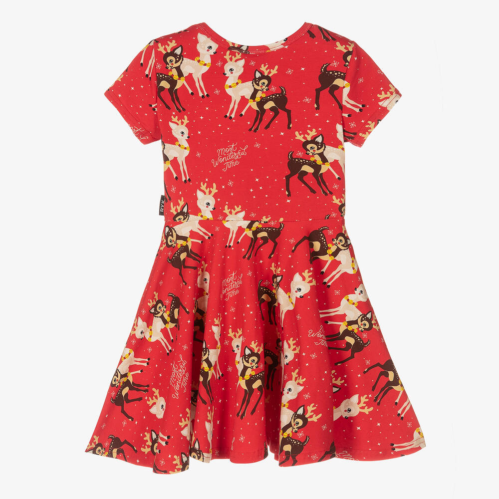 Rock Your Baby-Red Cotton Comet & Cupid Dress  | Childrensalon Outlet