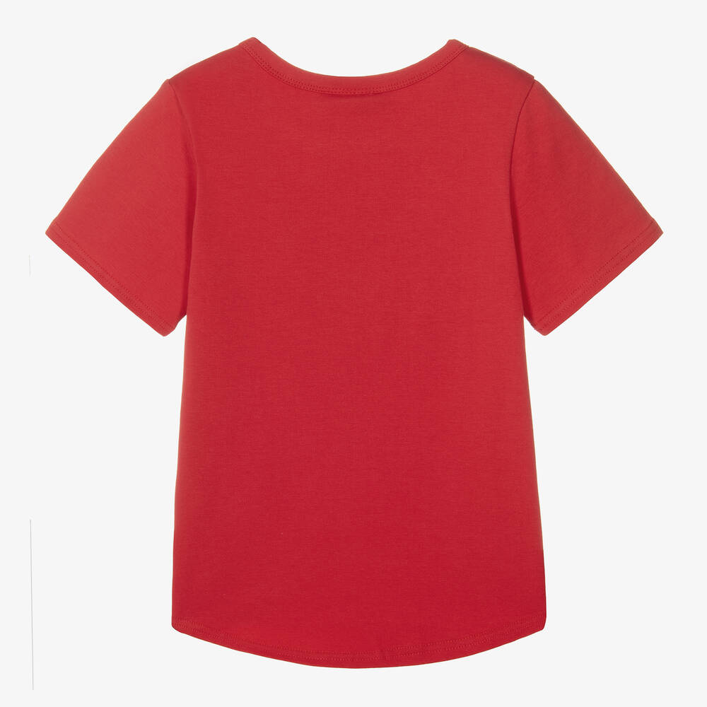 Rock Your Baby-Red Cotton Hi Santa T-Shirt | Childrensalon Outlet