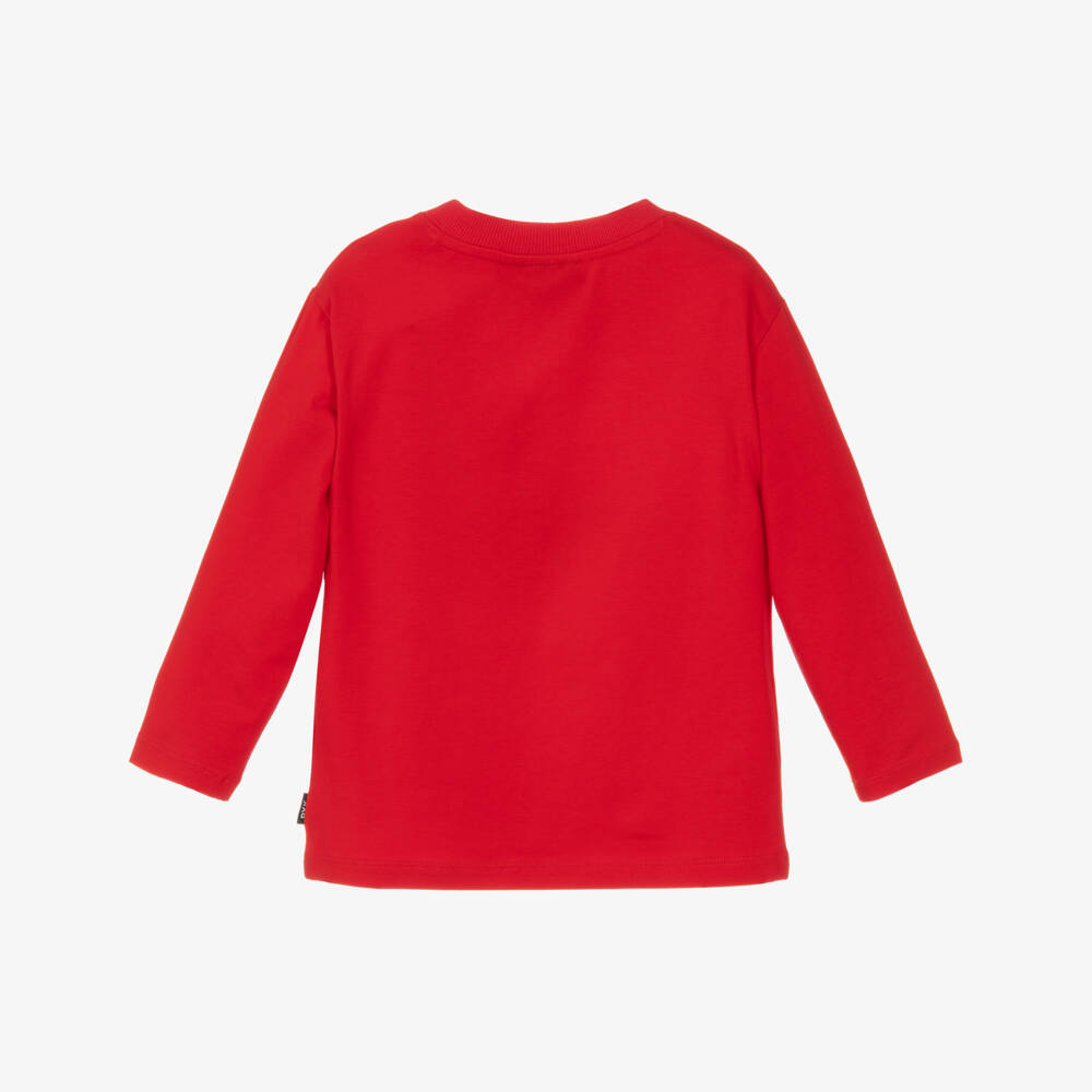 Rock Your Baby-Red Dino Xmas Ls T-shirt | Childrensalon Outlet