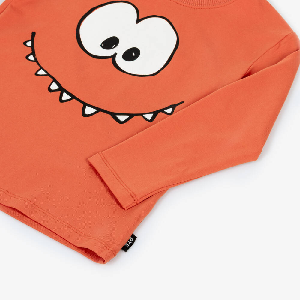 Rock Your Baby-Red Face Print Ls T-shirt | Childrensalon Outlet