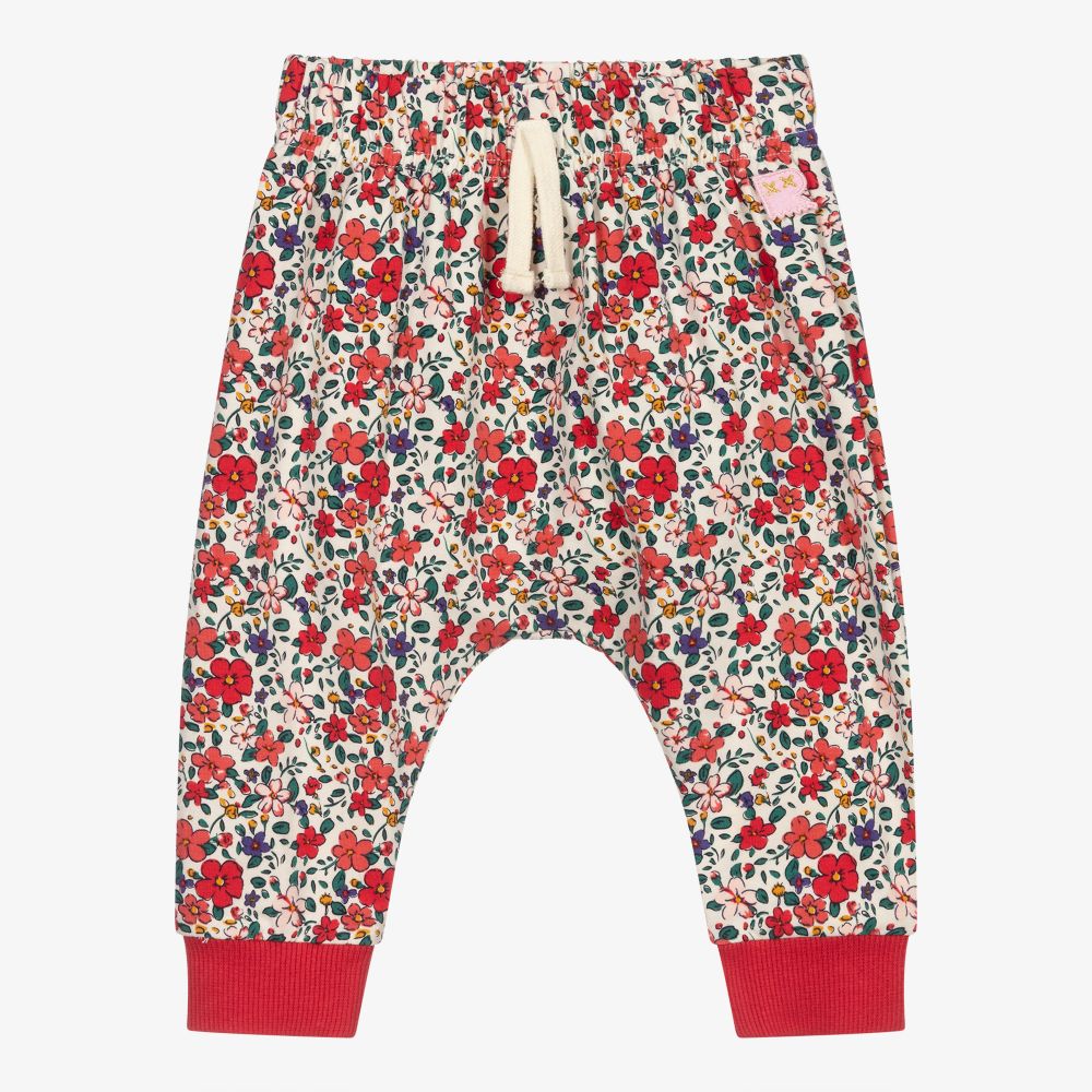 Rock Your Baby-Красные джоггеры в цветочек для малышей | Childrensalon Outlet