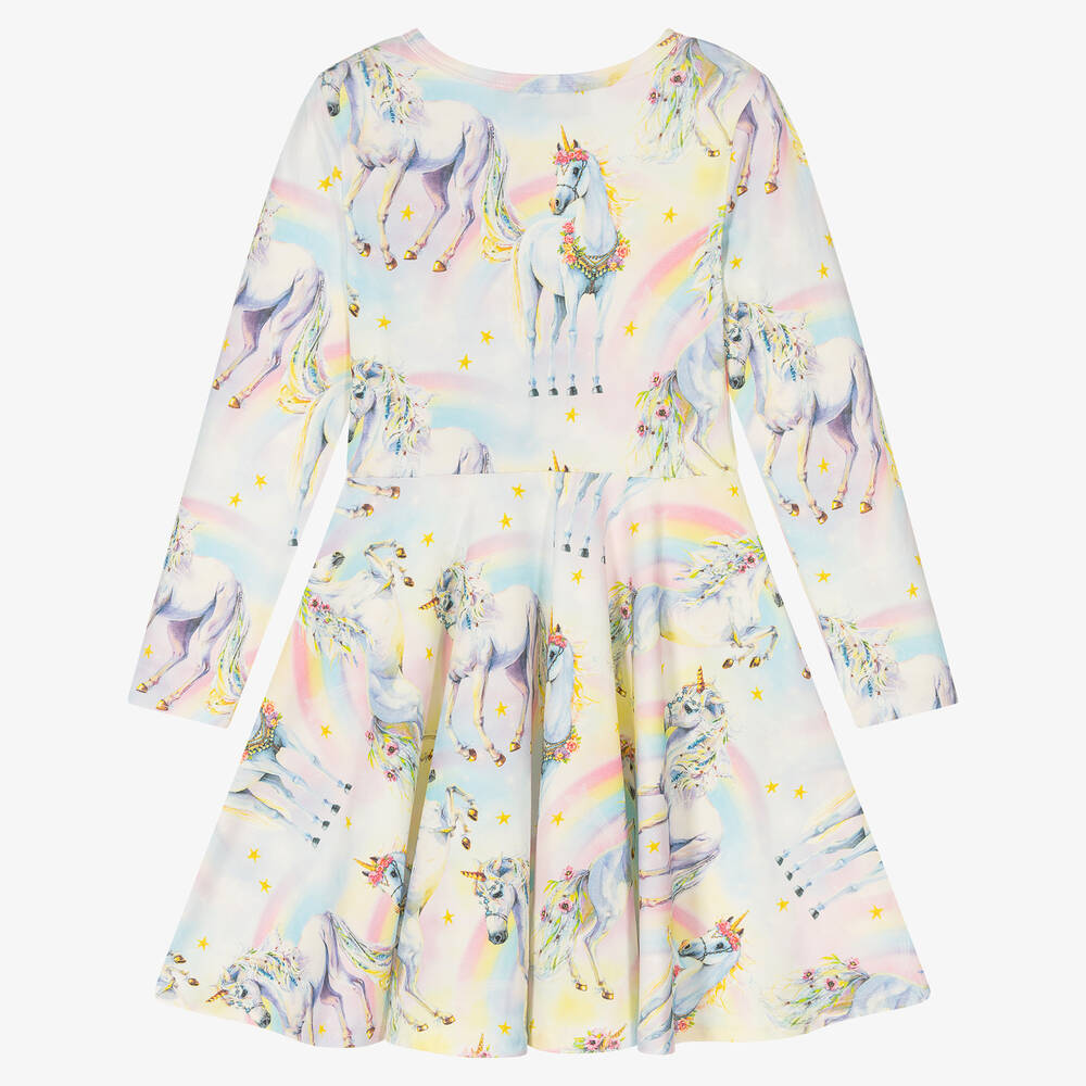 Rock Your Baby-Sorbet Unicorn Cotton Dress | Childrensalon Outlet