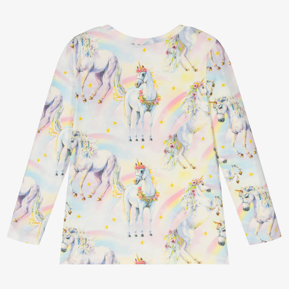 Rock Your Baby-Sorbet Unicorn Cotton Top | Childrensalon Outlet