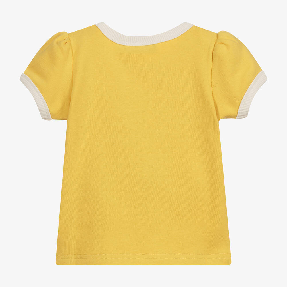 Rock Your Baby-Желтая хлопковая футболка для малышей | Childrensalon Outlet