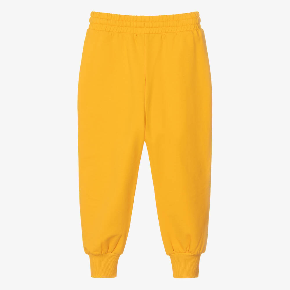 Rock Your Baby Yellow Cotton Graffiti Joggers