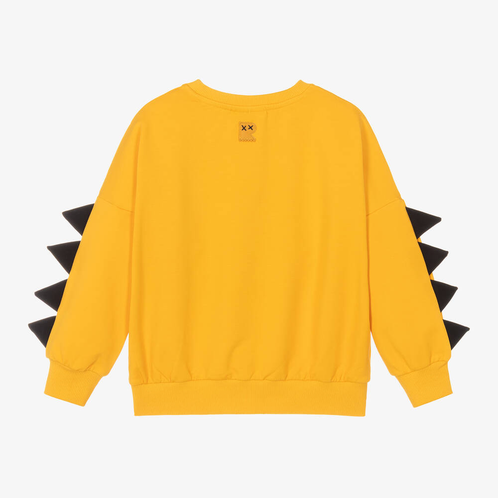 Yellow dinosaur hoodie best sale