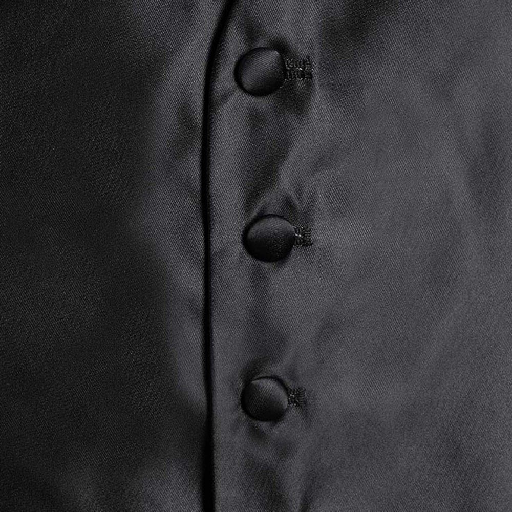 Romano Vianni-Boys Black Waistcoat & Cravat Tie Set | Childrensalon Outlet