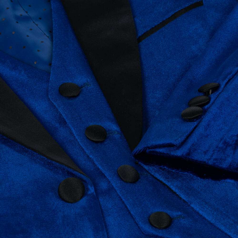 Romano-بدلة مخملية ملكية للأولاد | Childrensalon Outlet