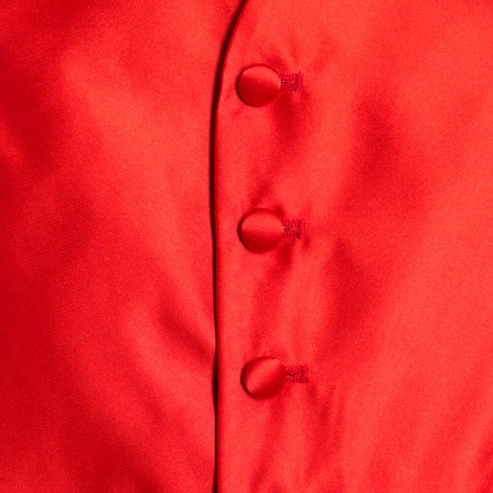 Boys red waistcoat top