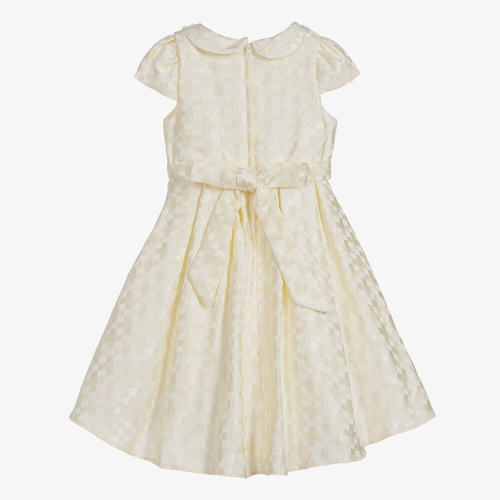 Romano Princess-Girls Ivory Jewelled Dress & Bag  | Childrensalon Outlet