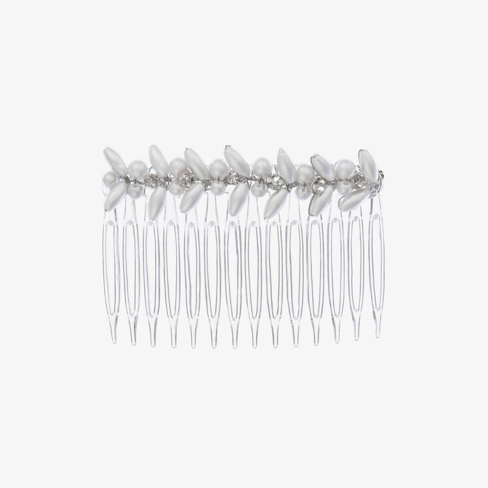 Romano-Girls Ivory Pearl Hair Slide Clip | Childrensalon Outlet