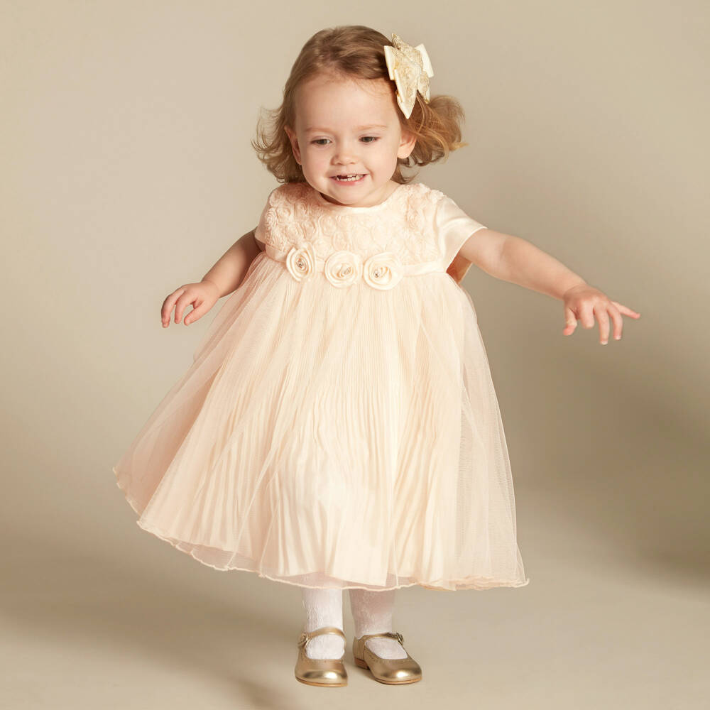 Romano-Girls Pink Tulle Dress Set | Childrensalon Outlet