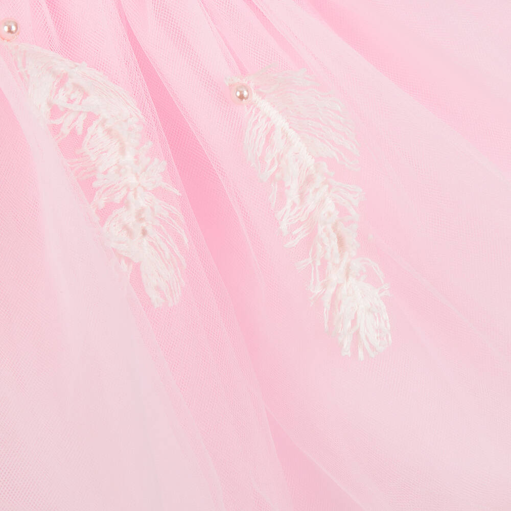 Romano-Girls Pink Tulle Dress Set | Childrensalon Outlet