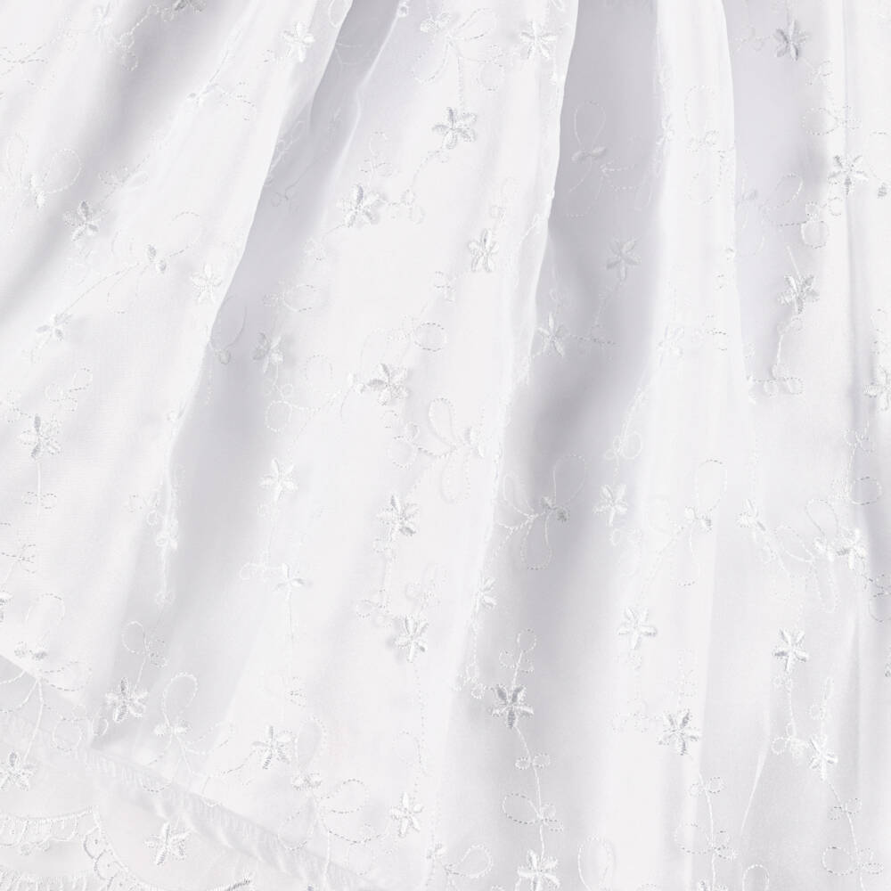 Romano-Girls White Floral Ceremony Ensemble | Childrensalon Outlet