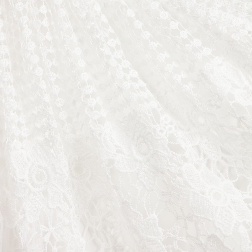 Romano Princess-فستان دانتيل لون أبيض مع حقيبة | Childrensalon Outlet