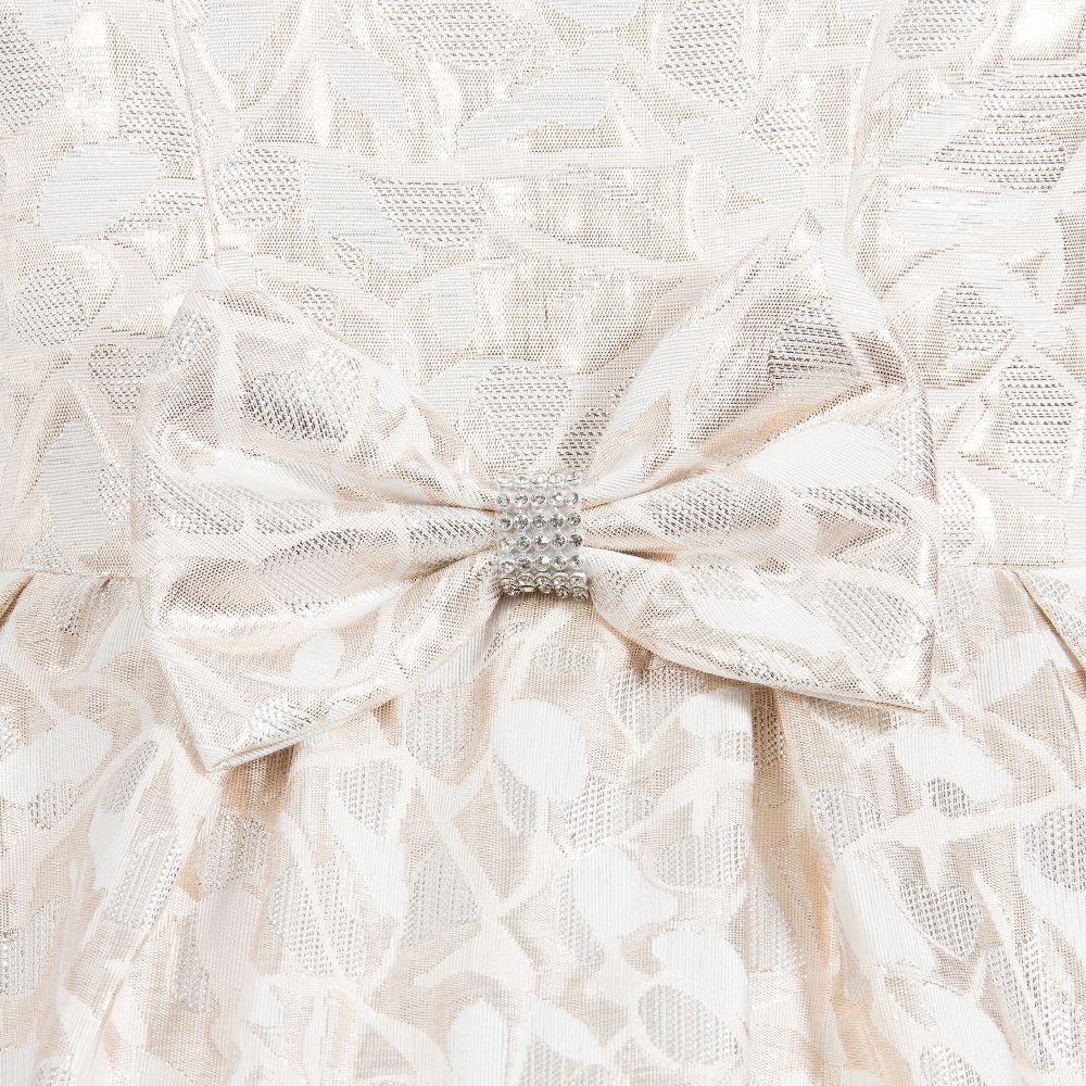 romano Princess　フォーマルドレス
フォーマルドレス Romano Princess - Gold Brocade Pearl Dress | Childrensalon
