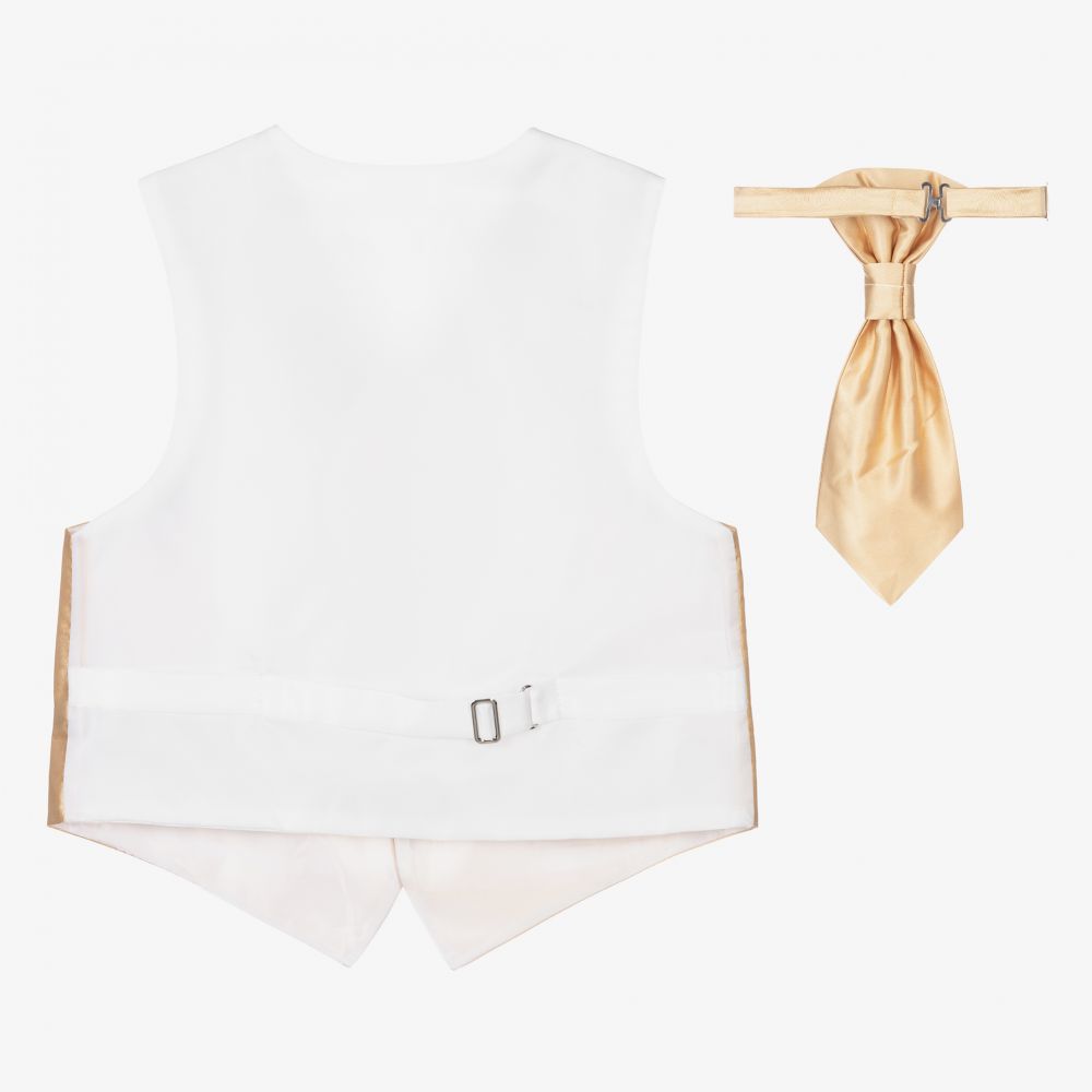 Kids gold hotsell waistcoat