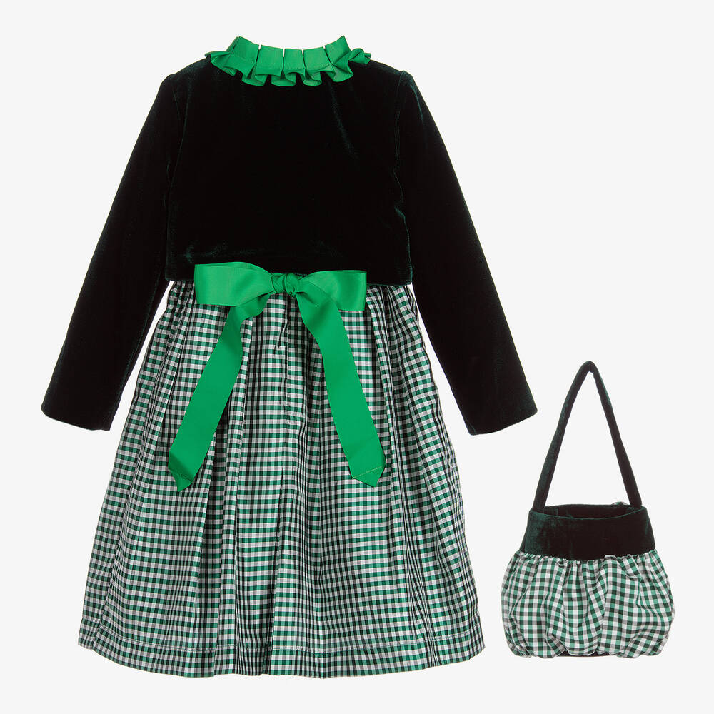 Romano Princess-Green 3 Piece Dress Set | Childrensalon Outlet