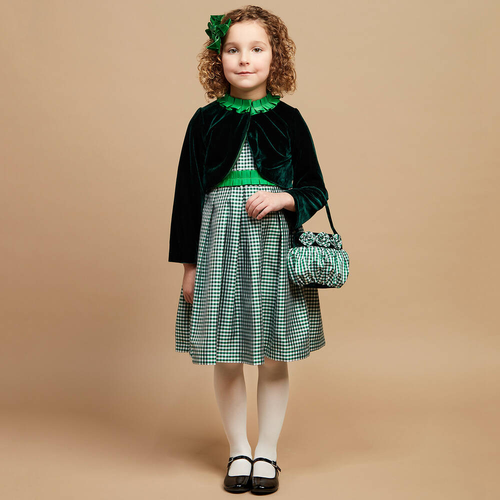 Romano Princess-Green 3 Piece Dress Set | Childrensalon Outlet