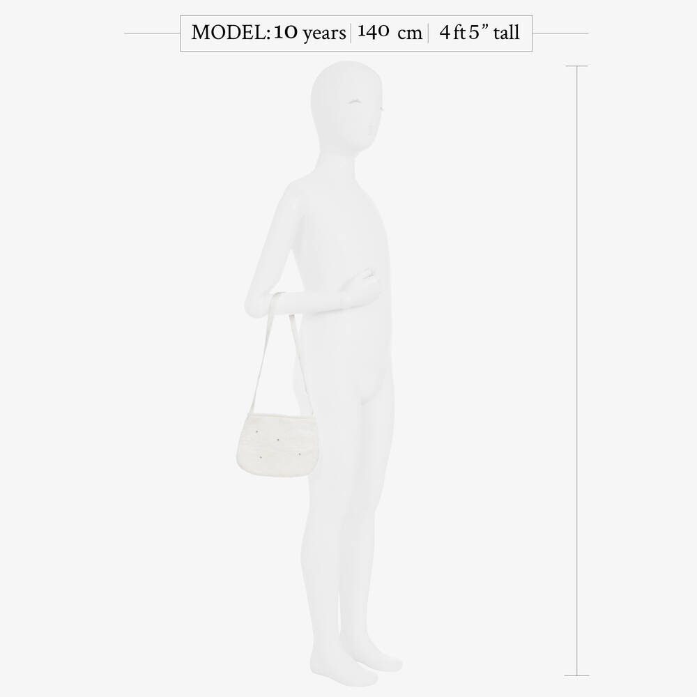 Romano Princess-Ivory Floral Lace Dress & Bag  | Childrensalon Outlet