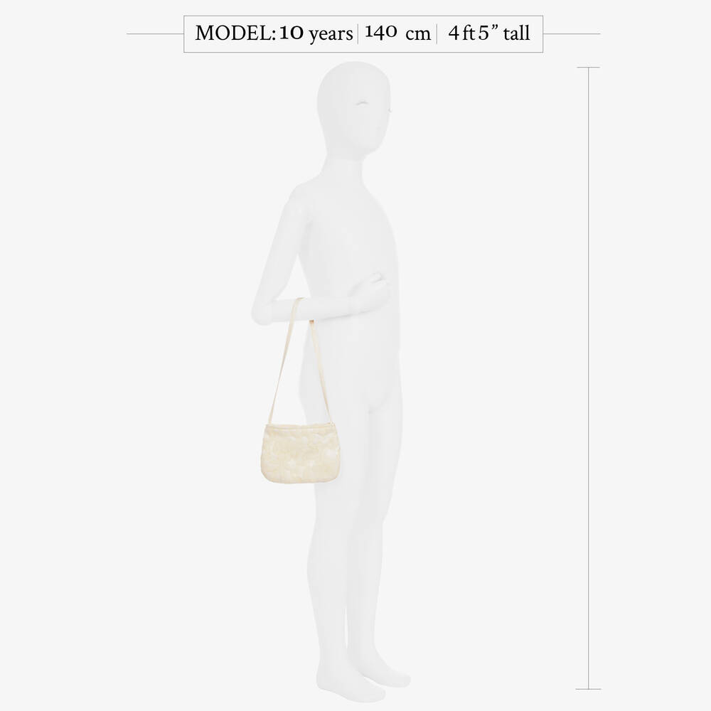 Romano Princess-فستان تول لون عاجي مع حقيبة | Childrensalon Outlet