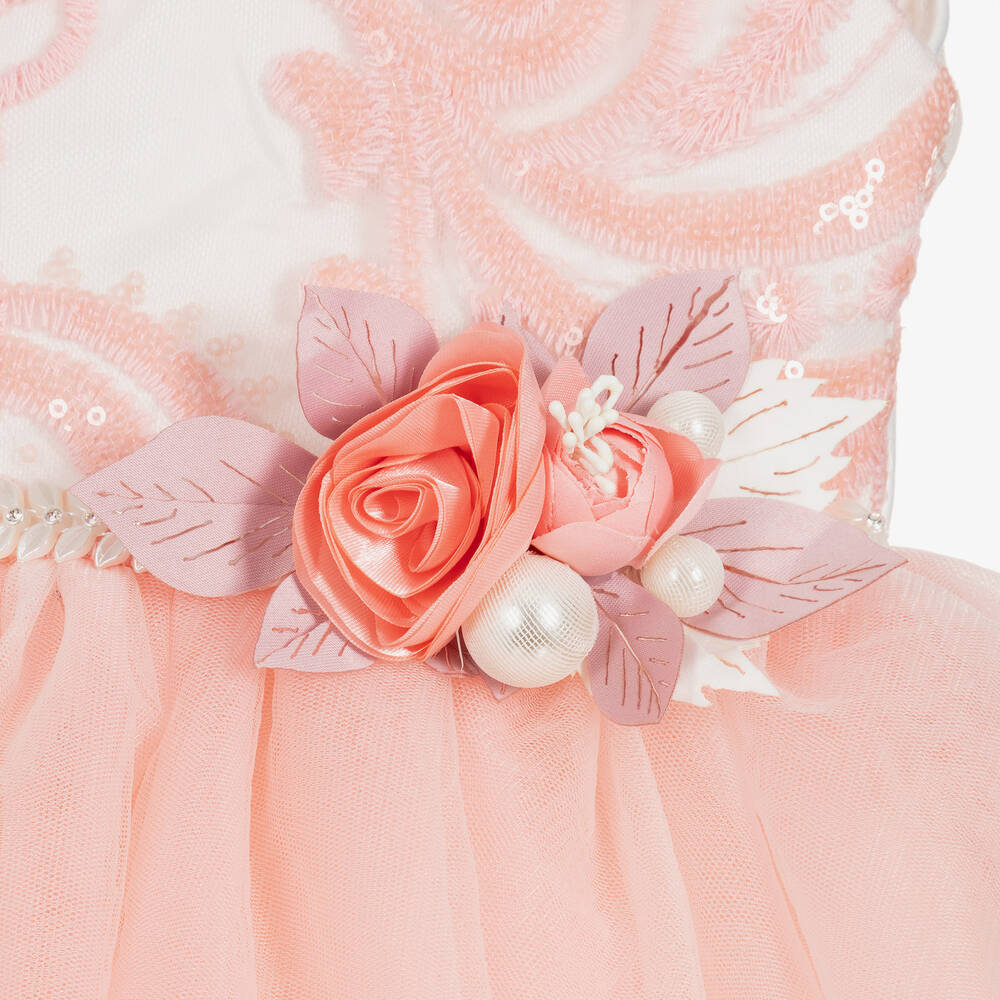 Roma e Toska Принцесса-Pink Tulle & Sequins Dress | Childrensalon Outlet