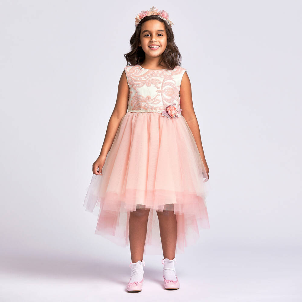 Roma e Toska Принцесса-Pink Tulle & Sequins Dress | Childrensalon Outlet