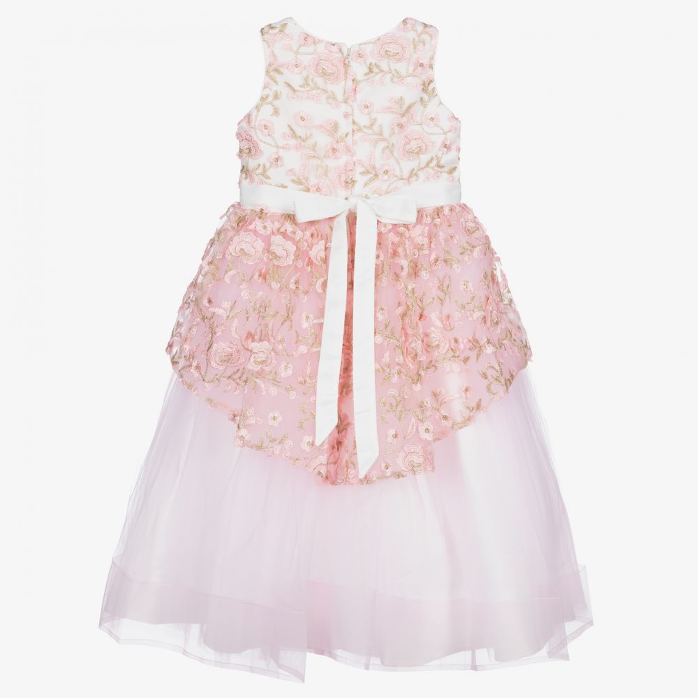 Romano-Pink & White Dress & Bag Set | Childrensalon Outlet