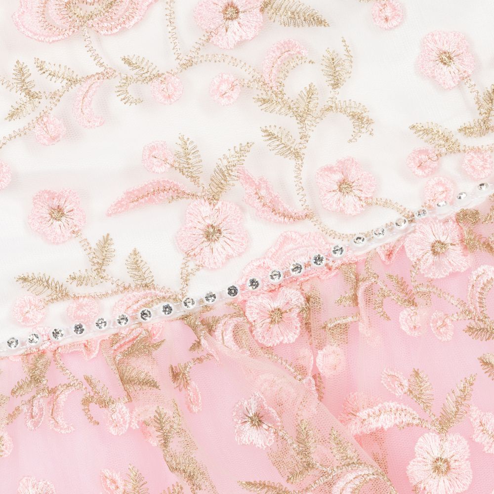 Romano-Pink & White Dress & Bag Set | Childrensalon Outlet