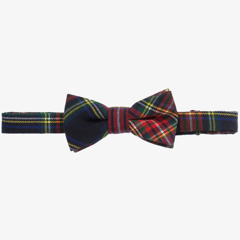Romano - Красно-зеленый галстук-бабочка (10 см) | Childrensalon