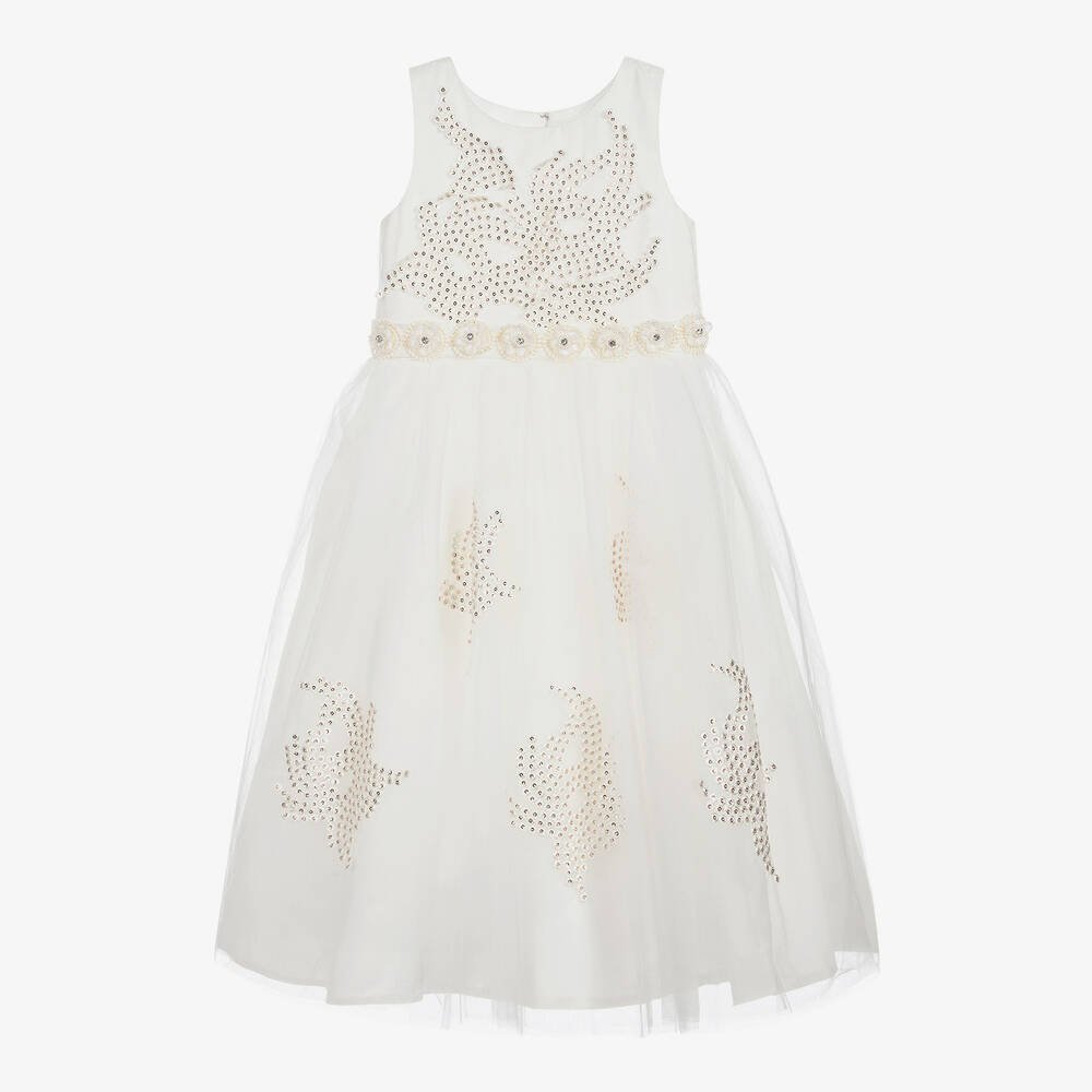 Romano Princess-Tulle Ballerina Length Dress | Childrensalon Outlet