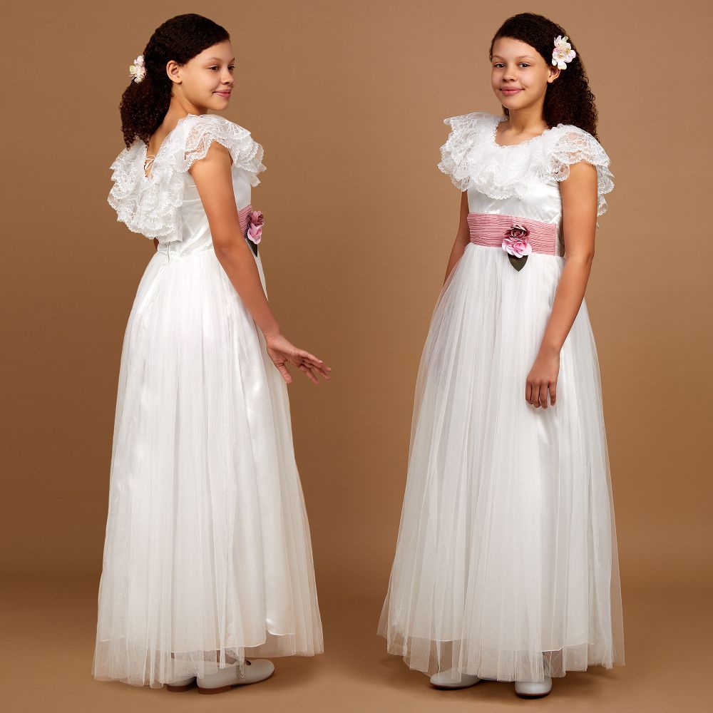 Robe blanche tulle outlet