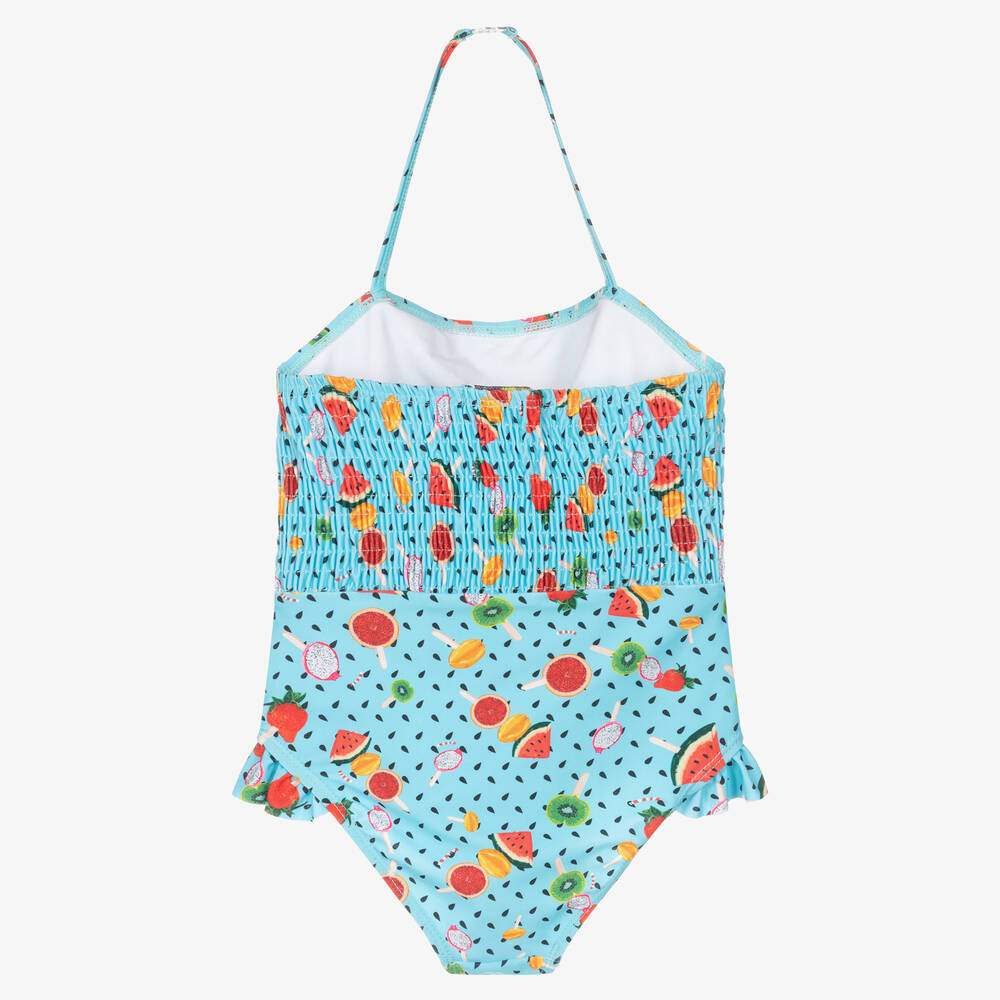 Rosalita Señoritas-Blue Fruit Lolly Swimsuit | Childrensalon Outlet