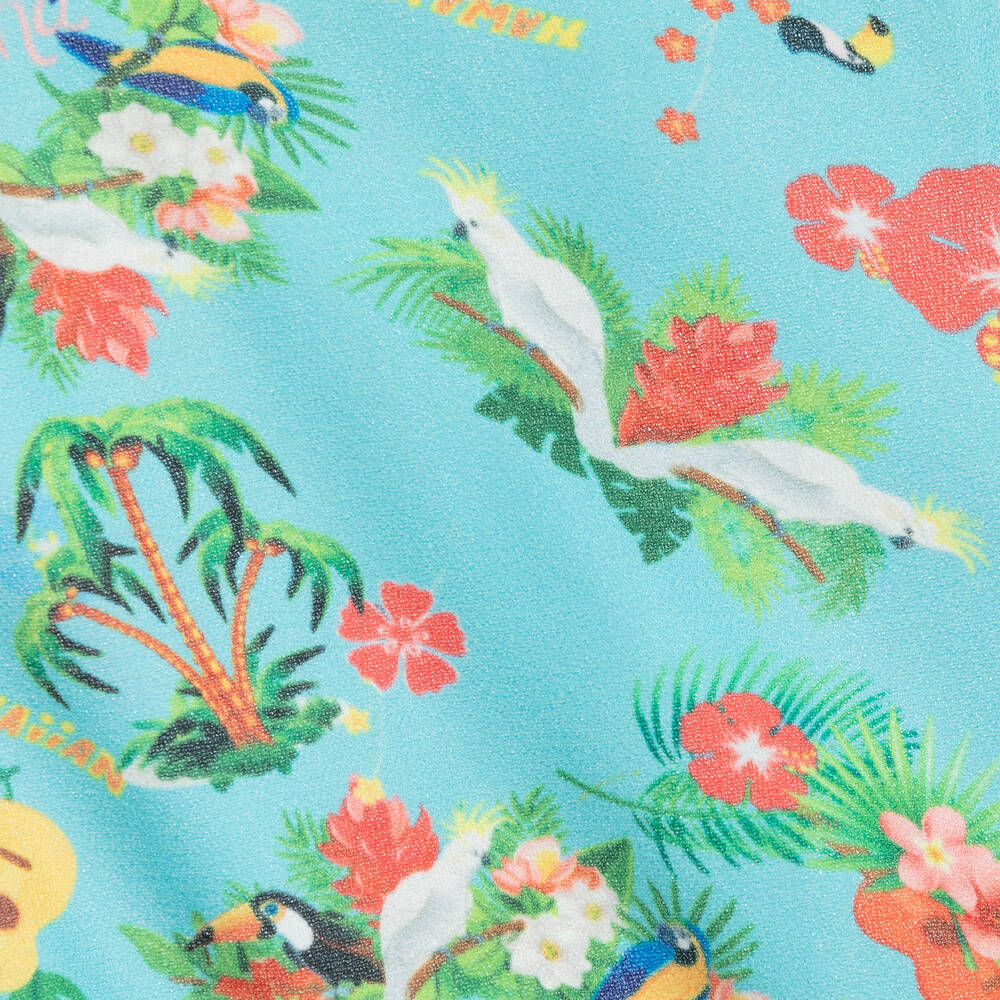 Rosalita Señoritas-بنطلون لون أزرق تركواز بطبعة ملونة للبنات | Childrensalon Outlet